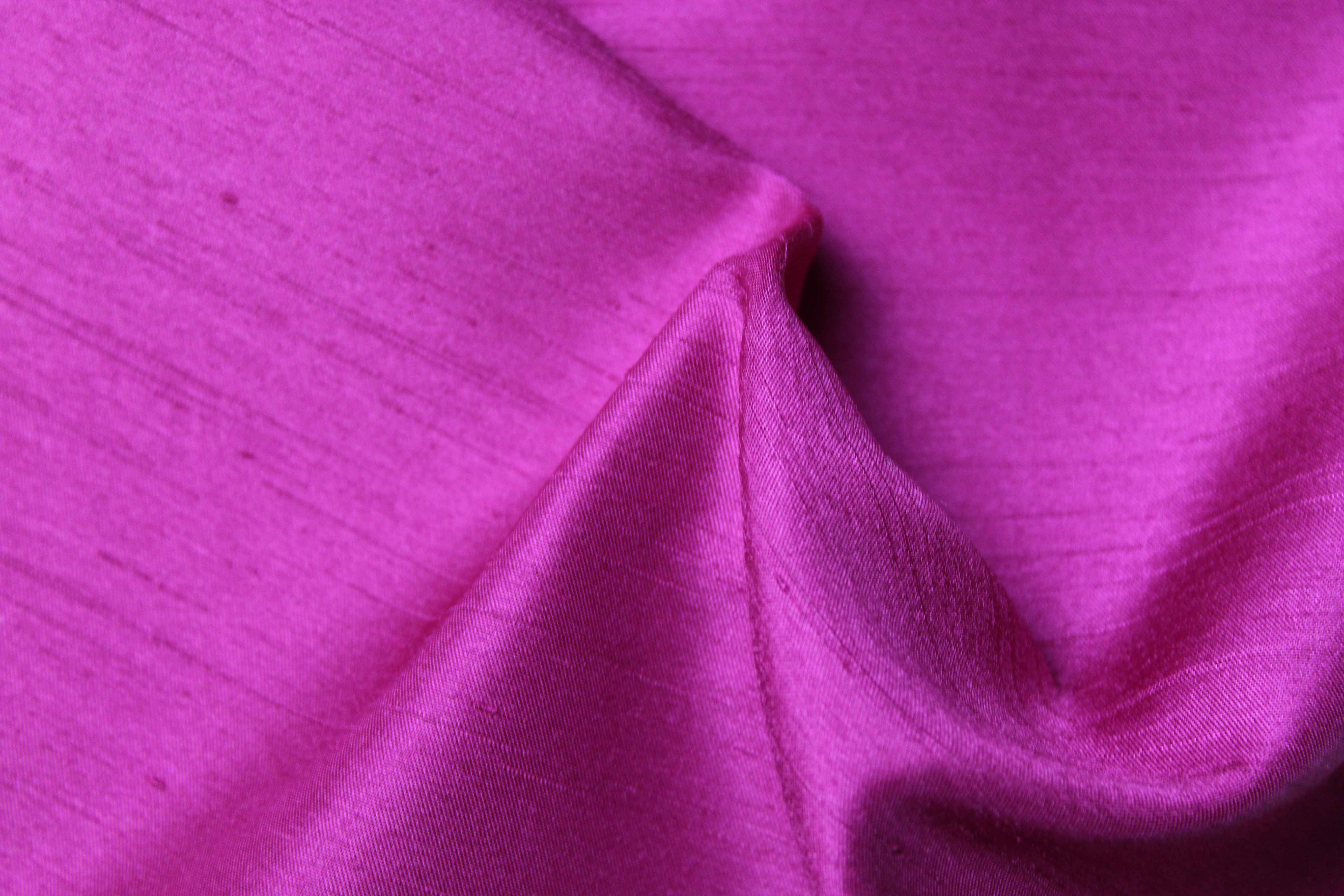 SATIN BACK SHANTUNG - FUCHSIA